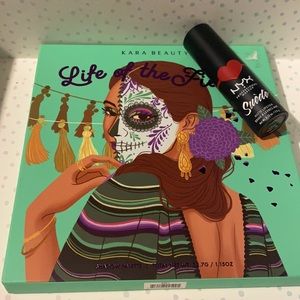 Life of the fiesta palette and NYX Suede Lipstick